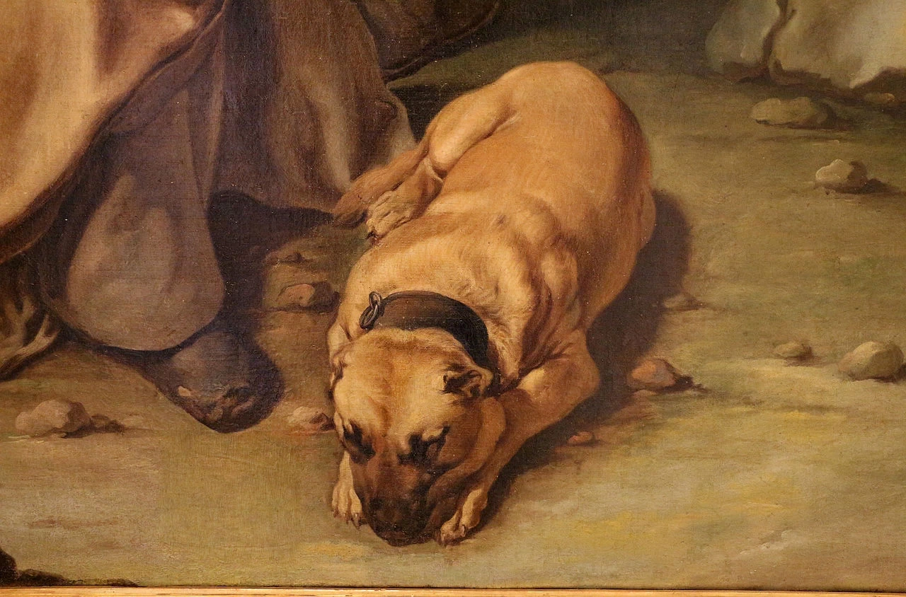 Giacomo Ceruti, il Pitocchetto - 150, Filatrice e contadino con la gerla, dettaglio